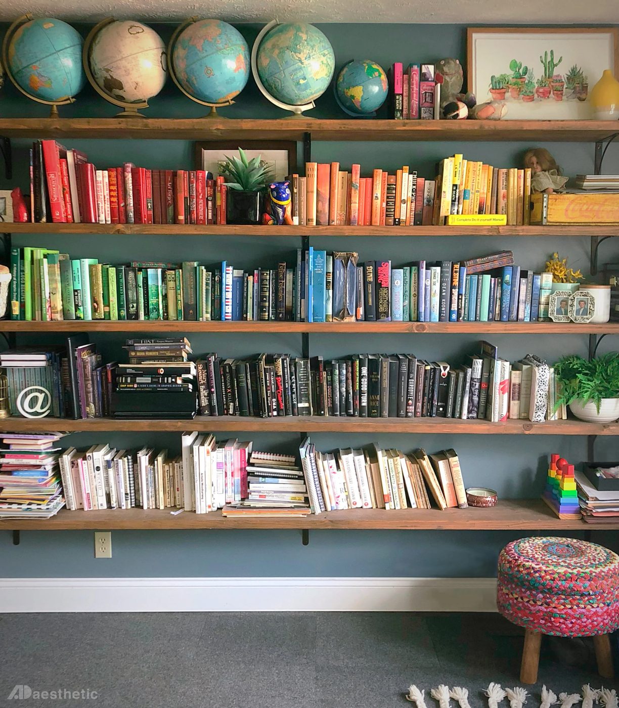 Bookshelf Handmade By AD Aesthetic