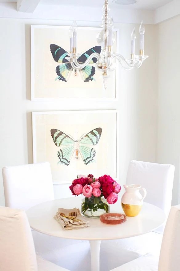butterfly art via mydomaine