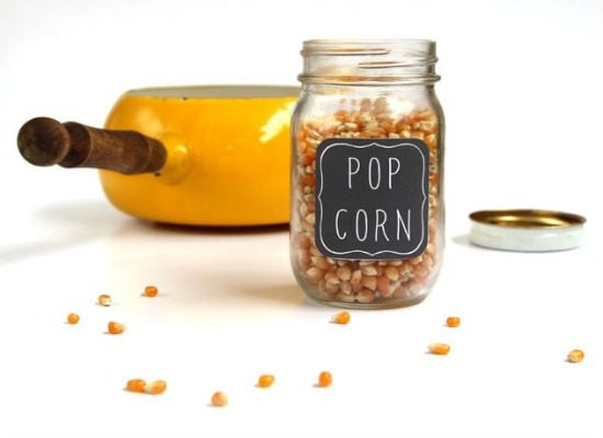 Free Chalkboard Style Ready-to-print Pantry Labels