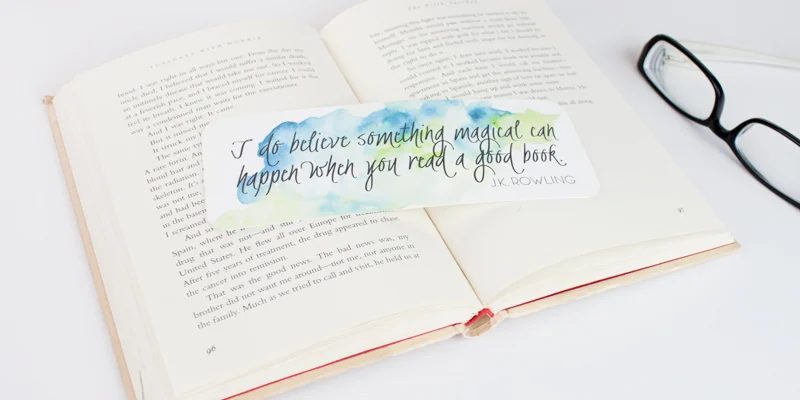 Free Download: Watercolor Ready-to-print Bookmarks