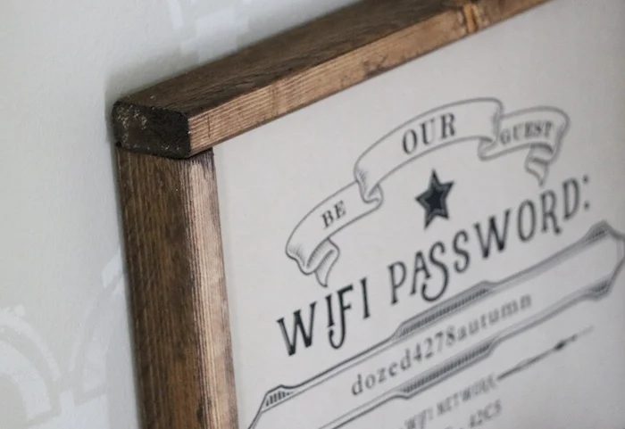 FREE WIFI printable from Sincerely Sara D