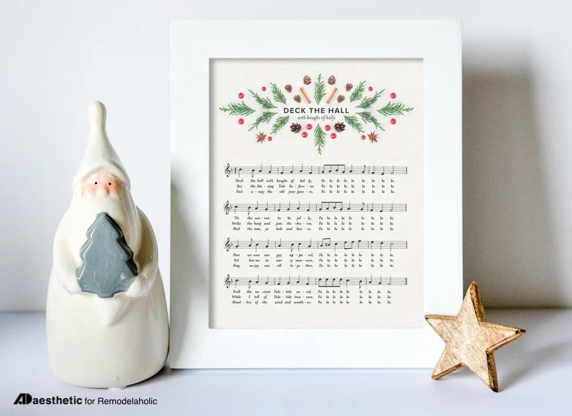 Christmas Ready-to-print: “Deck the Hall” Holiday Sheet Music