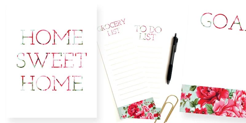 Floral Ready-to-print To Do List + More!