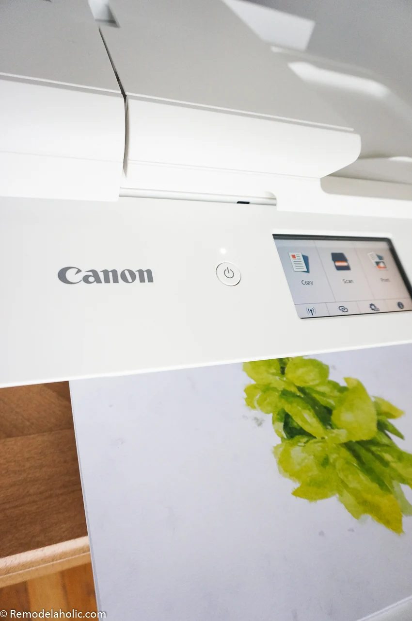 Printing Watercolor Herb Kitchen Art Set On Canon PIXMA TS9521C Crafting Printer #Bekob