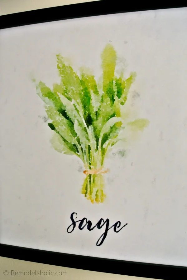 Free Sage Kitchen Herb Printable Set Of 4 Watercolor Herb Art Prints Digital Download #Bekob