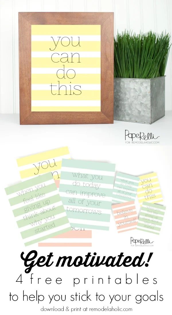 4 Free Motivational Printables @Bekob