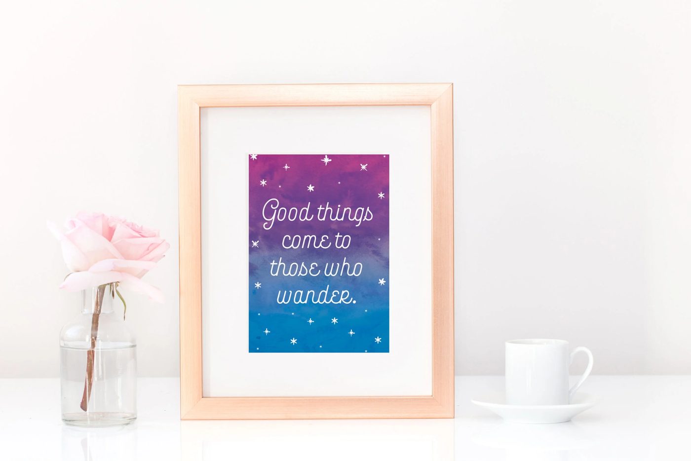 Free Printable Art Travel Gallery Wall Quotes Good Things Come To Those Who Wander Bekob