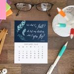 Enchanted Prints 2016 Printable Calendar