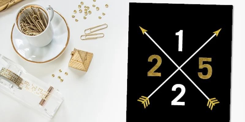 Black and Gold Ready-to-print Christmas Gallery Wall Art