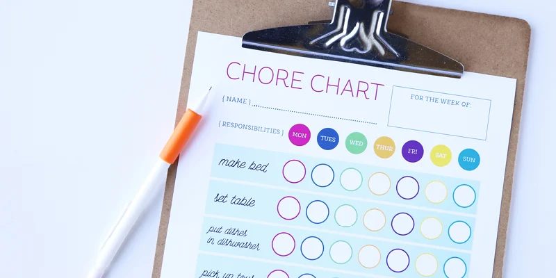 Free Ready-to-print Chore Chart