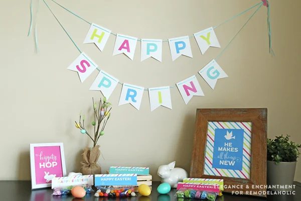Free Printable Easter Treat Bag Toppers // Elegance and Enchantment for Bekob