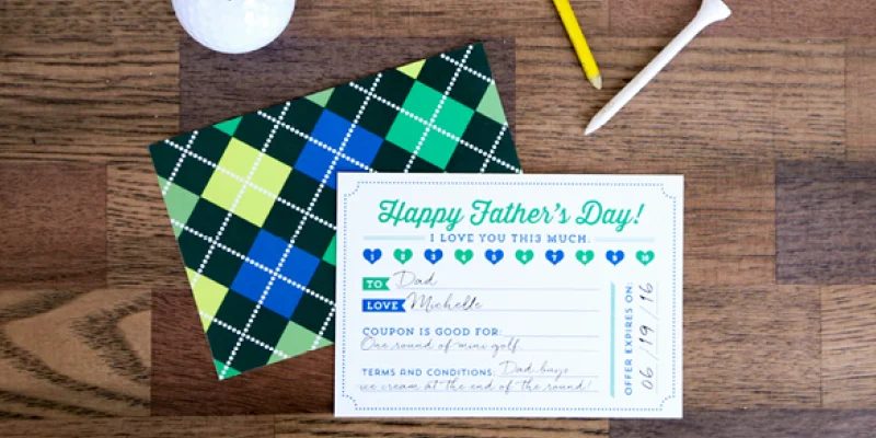 Free Ready-to-print Father’s Day Coupons