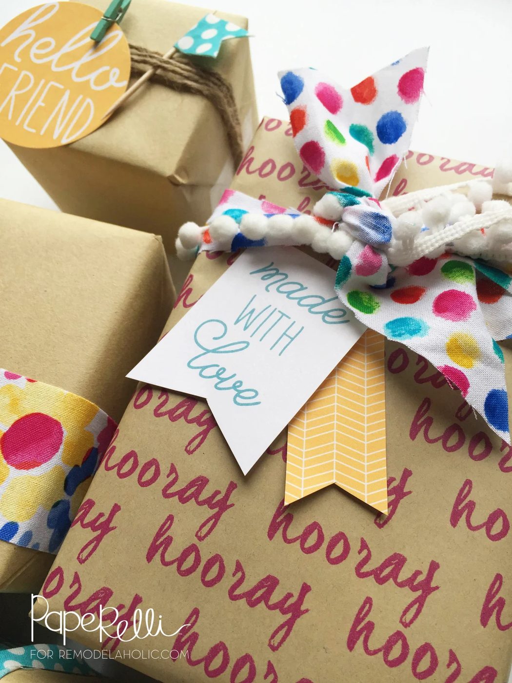 Free Printable Gift Tags - just clip, tape, or tie on any gift for a cute and straightforward wrapping option!