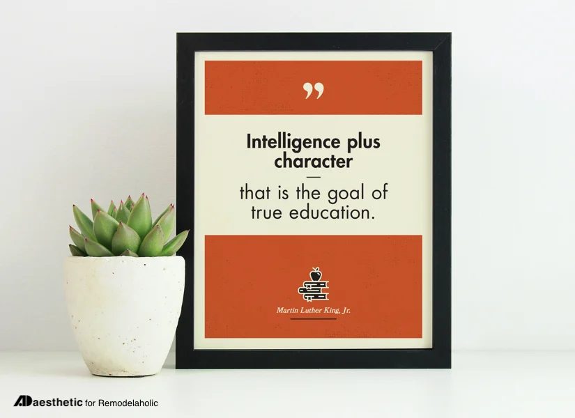 Ready-to-print Wall Art: “True Education” Martin Luther King, Jr. Quote