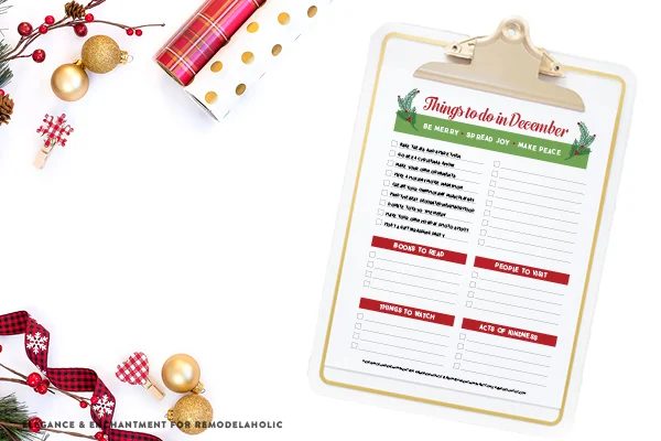 Enjoy this free printable holiday activity planner, pre-filled with things to do in the month of December and room to write in your own. There is also room for books you want to re