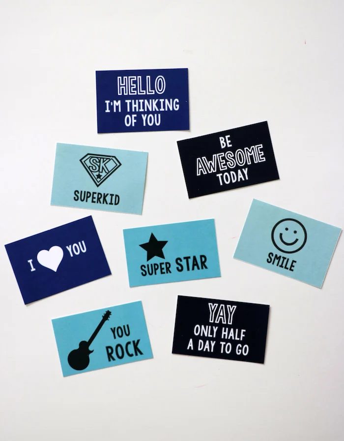 Free Printable Lunch Box Notes at Bekob.com