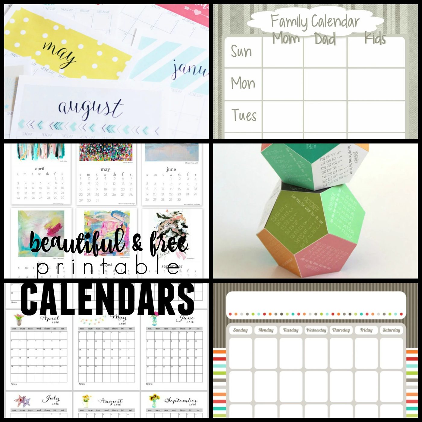 Best free printable calendars for 2016 @Bekob