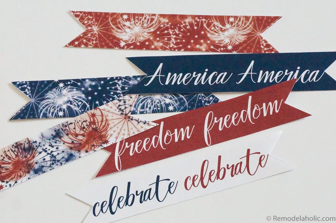 How to assemble printable cupcake toppers via Bekob.com