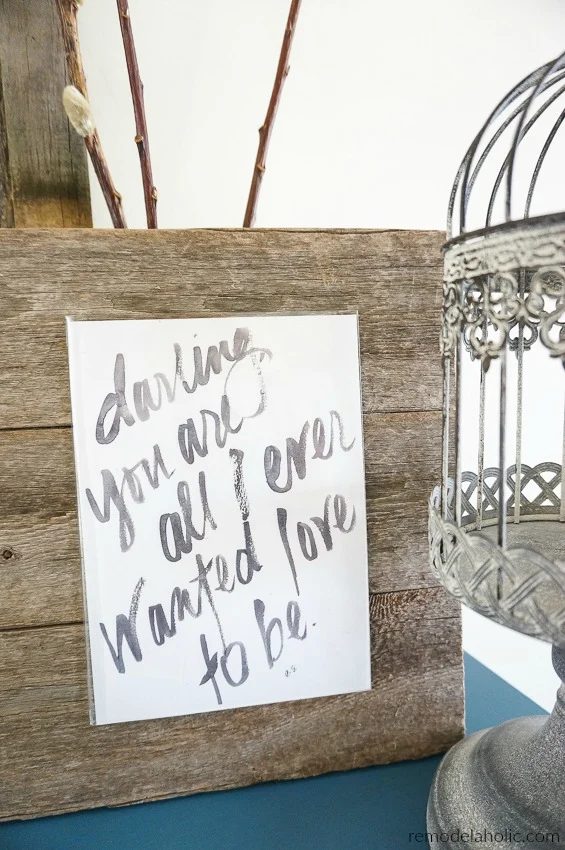 Valentine's Day Printable Set Of Watercolor Love Quote And Birch Tree Art With Custom Carved Initials @Bekob