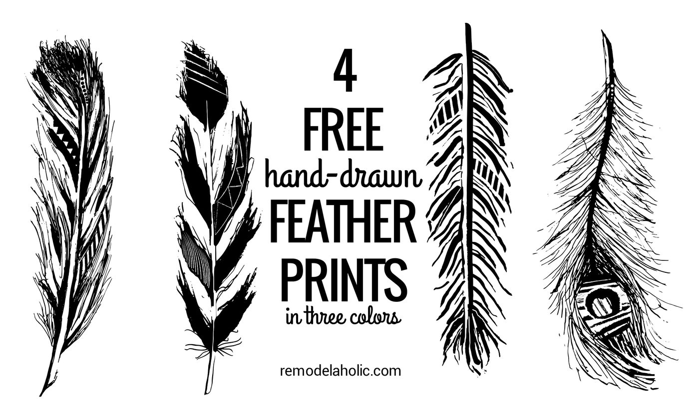 printable feathers fb