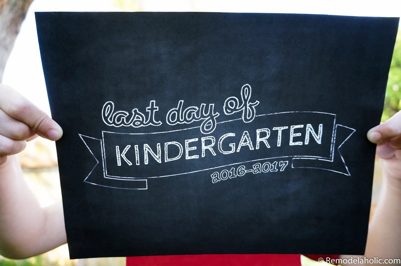 Printable Last Day Of School Signs, Set Of 3 Designs @Bekob (1)