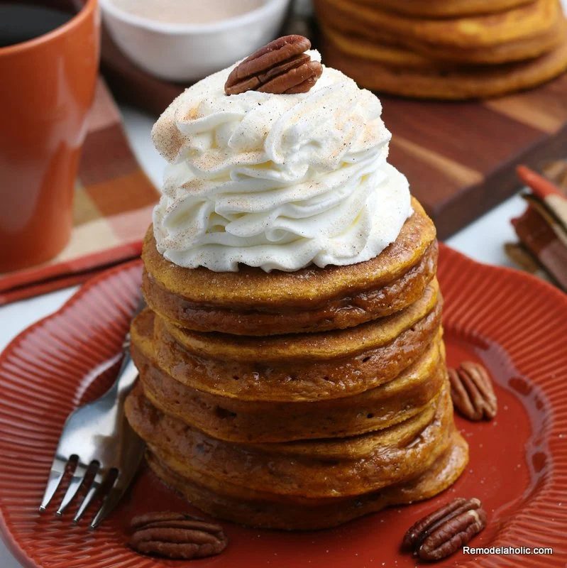 Homemade Pumpkin Pancakes From Scratch, Bekob