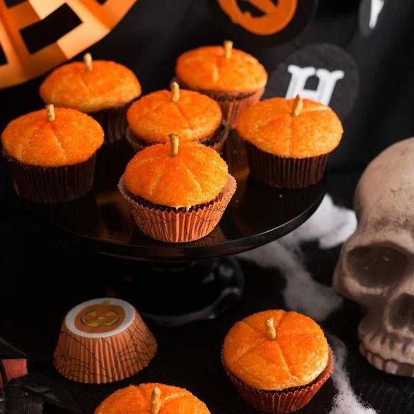 Chocolate Pumpkin Cupcakes