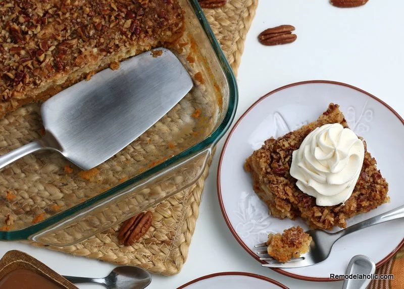 straightforward Pumpkin Dump Cake, Pumpkin Spice Cake From A Cake Mix, Bekob