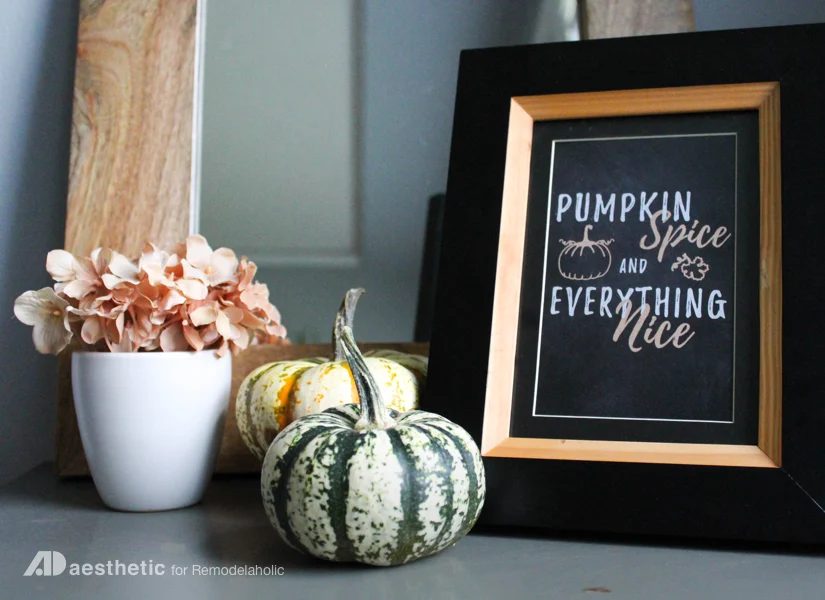 Fall Ready-to-print Wall Art: Pumpkin Spice and Everything Nice