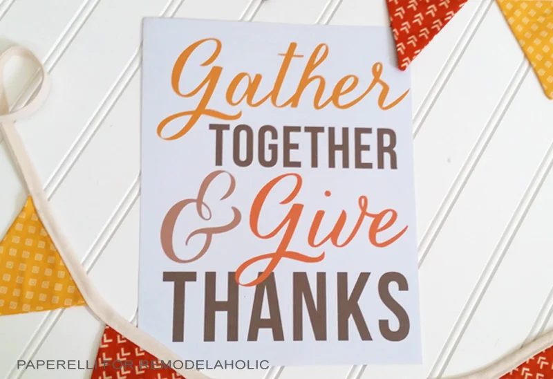 Thanksgiving Gather Together