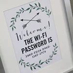 Wi-fi Password Printable