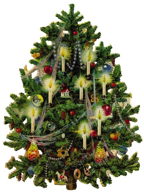printable vintage Christmas images via the Vintage Moth on Bekob