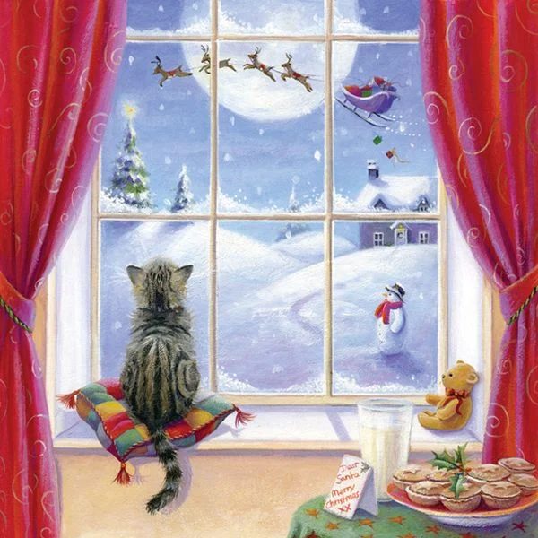printable vintage Christmas cards and images by Sarah Summers on Bekob