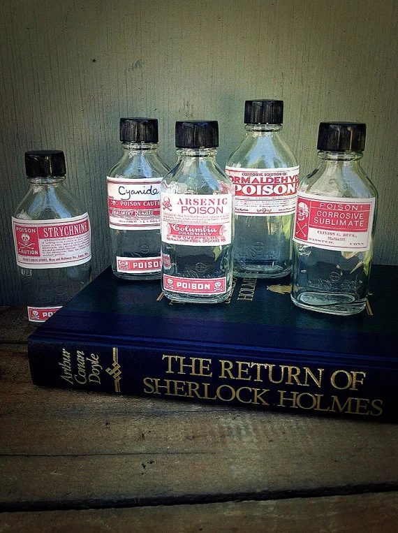 Halloween Poison Bottles