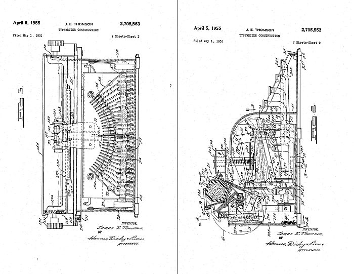 20+ Free Vintage Printable Blueprints and Diagrams