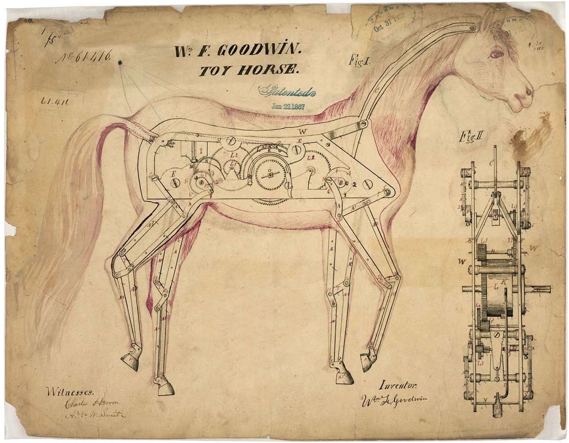 20+ Free Vintage Printable Blueprints and Diagrams