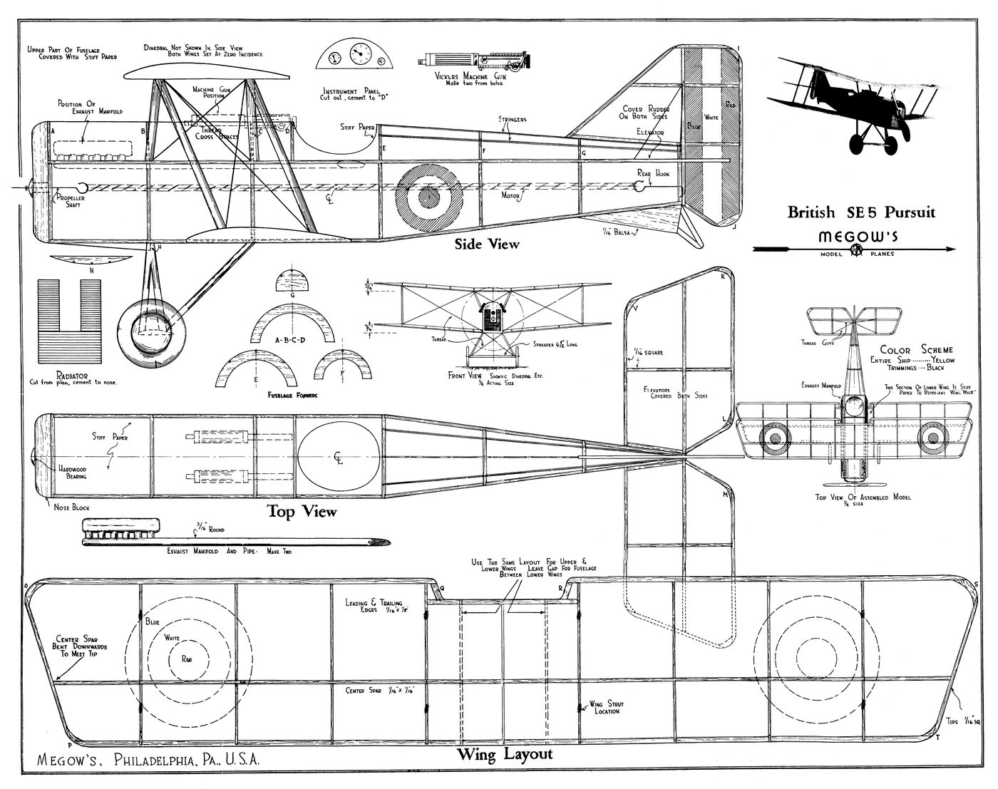 20+ Free Vintage Printable Blueprints and Diagrams | Bekob.com #printables #blueprint #art