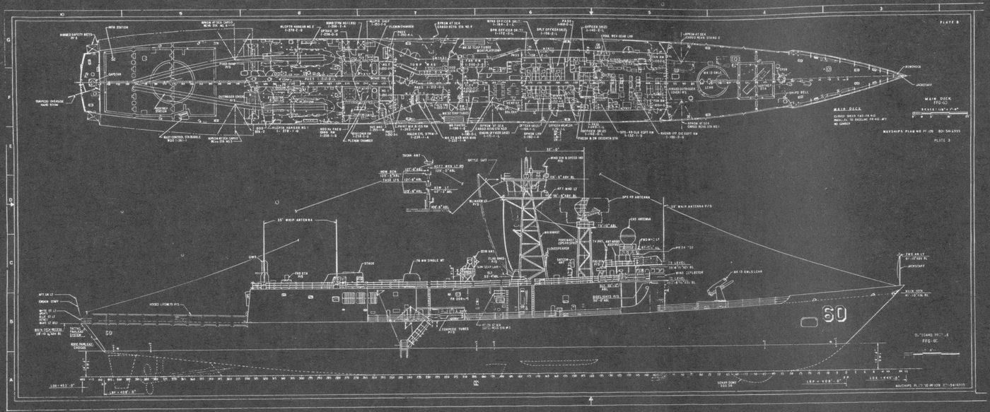 20+ Free Vintage Printable Blueprints and Diagrams | Bekob.com #printables #blueprint #art