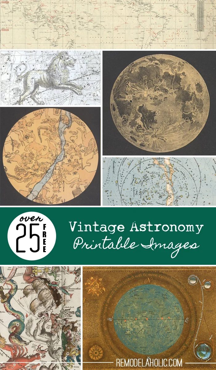 25 Free Vintage Astronomy Printable Images2