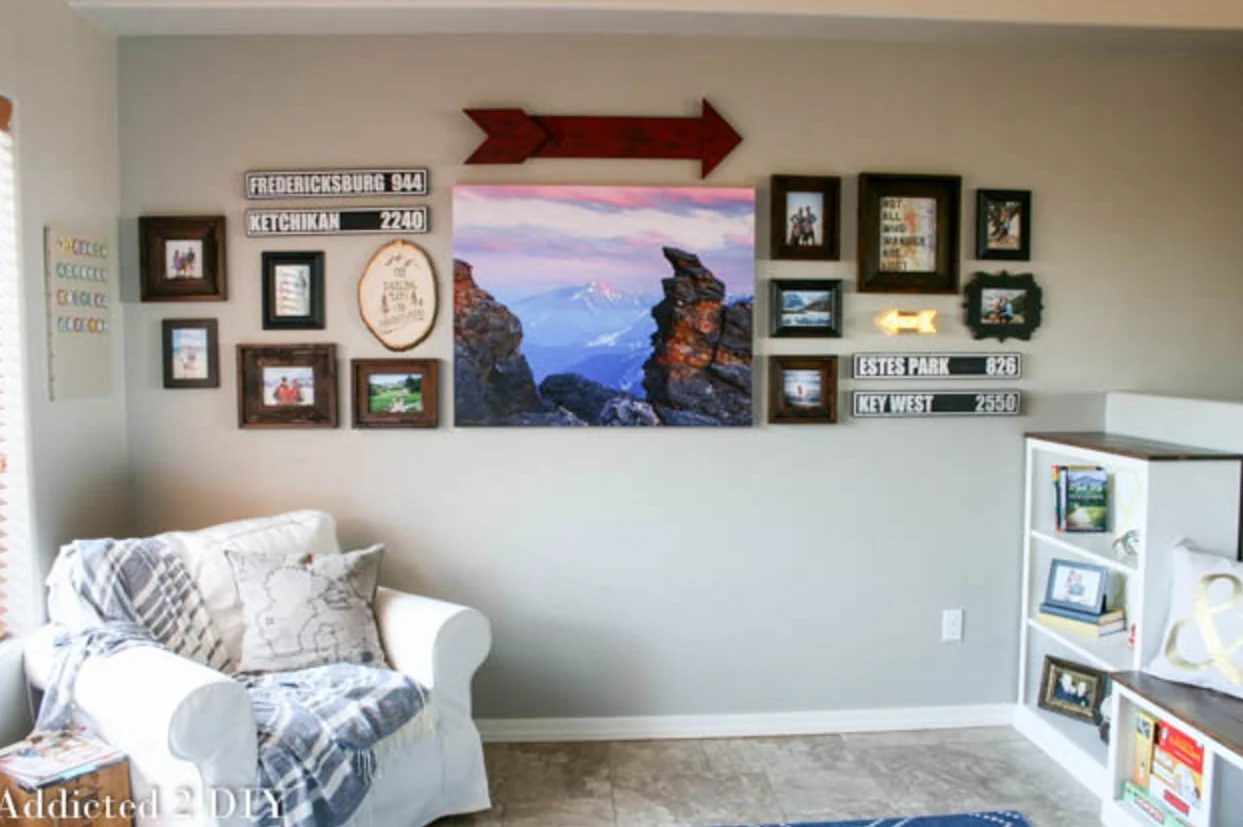 Small Print Gallery Wall