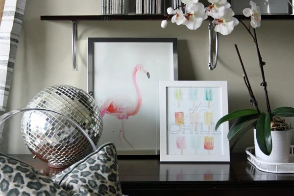 Summer Printable Art, Watercolor Popsicle Print Set, Sarah Langtry For Bekob