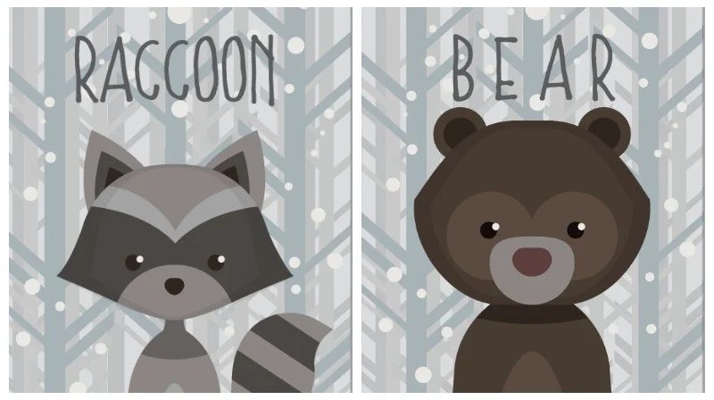 Adorable Winter Wildlife Creatures Printables At Bekob.com