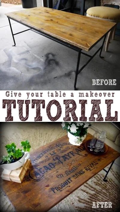 French Twist- Giving a Table a Vintage French Look! (1) copy
