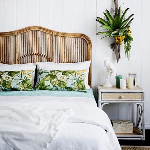 Give your home a punch of color and a breath of fresh texture with this tropical decor inspiration #Bekob #moodboard