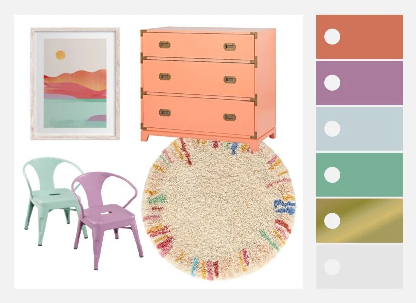 Colorful Girls Playroom Decor and Inspiration