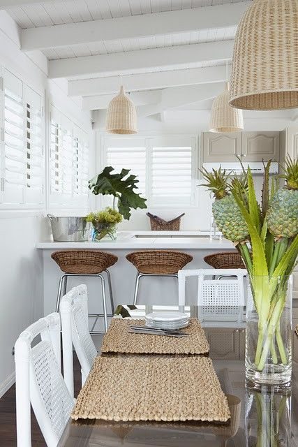 Give your home a punch of color and a breath of fresh texture with this tropical decor inspiration #Bekob #moodboard