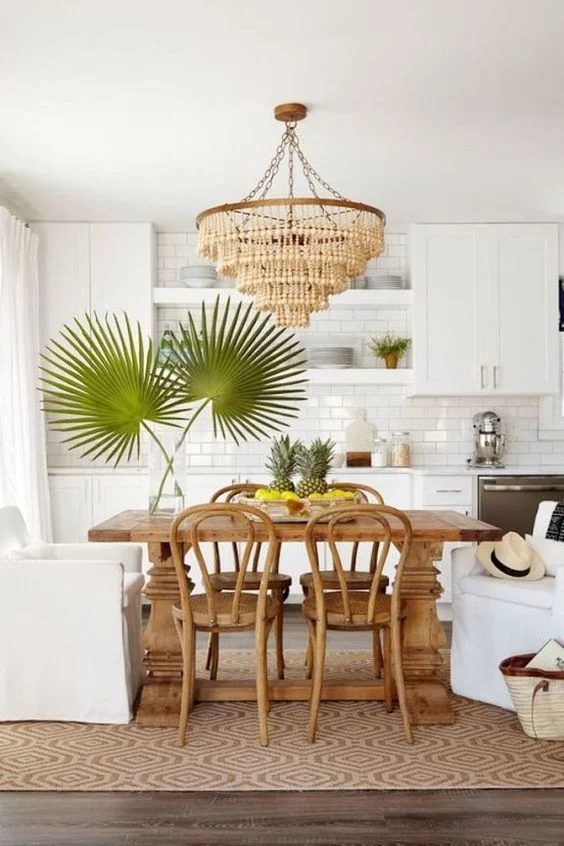 Give your home a punch of color and a breath of fresh texture with this tropical decor inspiration #Bekob #moodboard