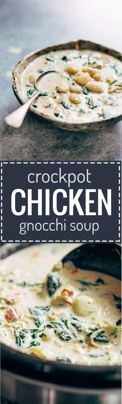 crockpot chicken gnocchi soup recipe