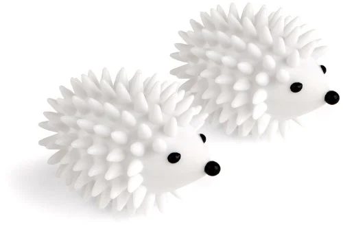 Cutest dryer balls ever -- they are hedgehogs!