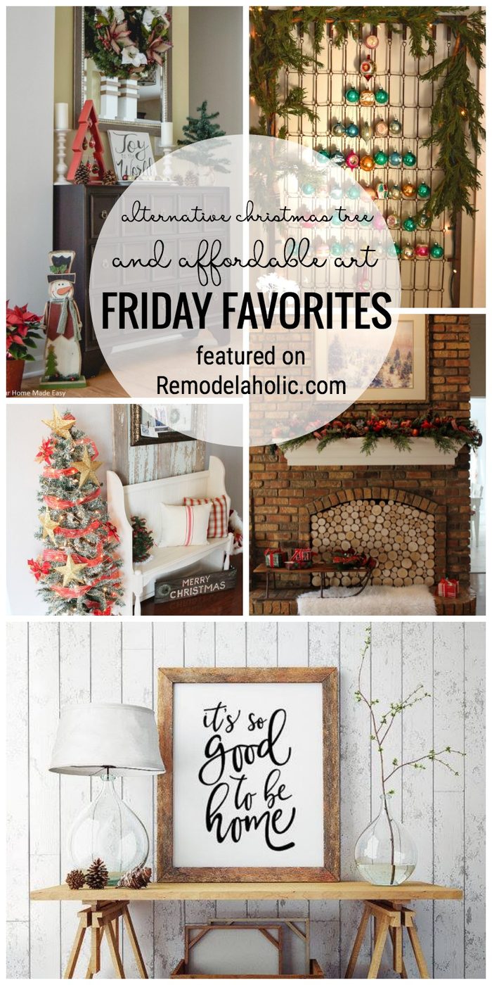 There Are So Many Great options This Week For Our Friday Favorites. We Are Featuring An Alternative Christmas Tree, Affordable Art And So Much More At Bekob.com